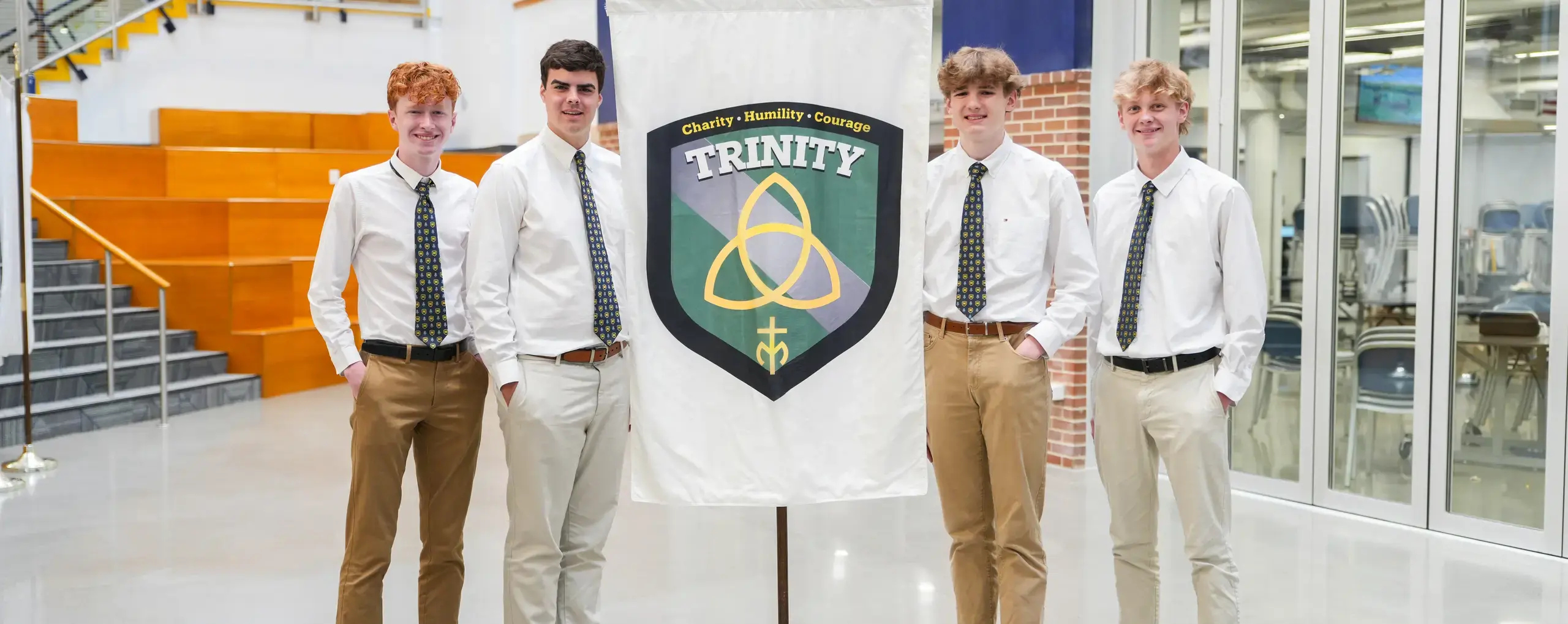 Trinity captains standing together