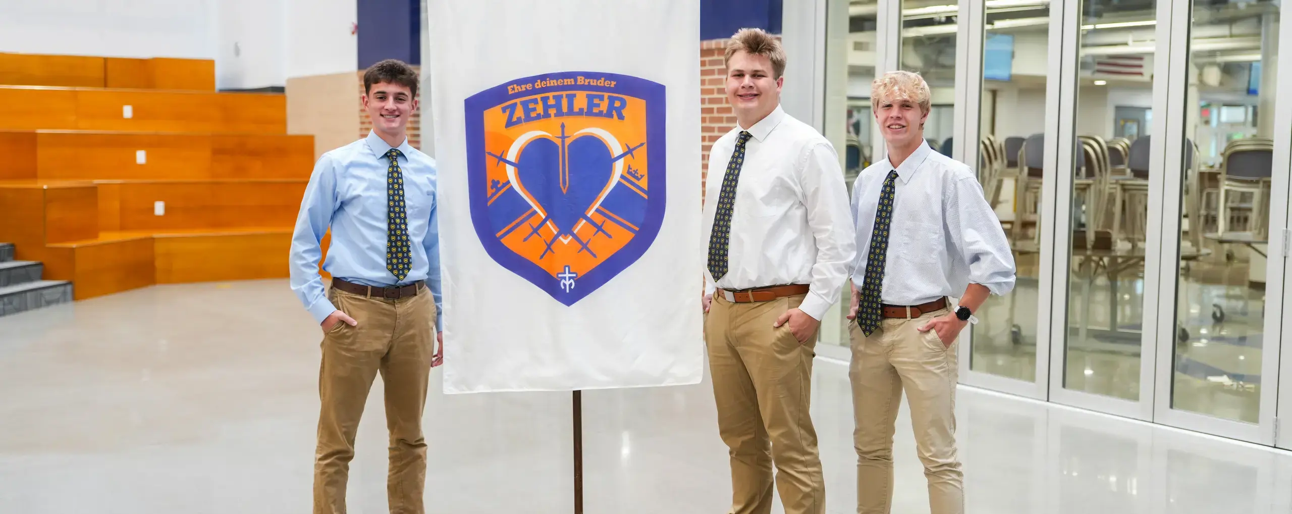 Zehler House captains and chaplain