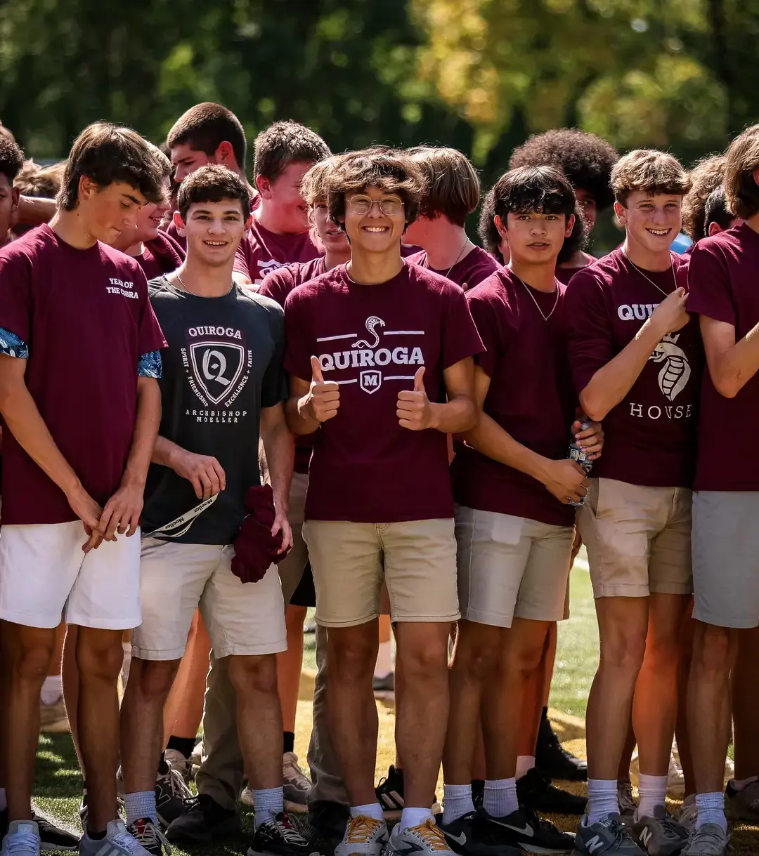 Quiroga students cheering at MoeGate