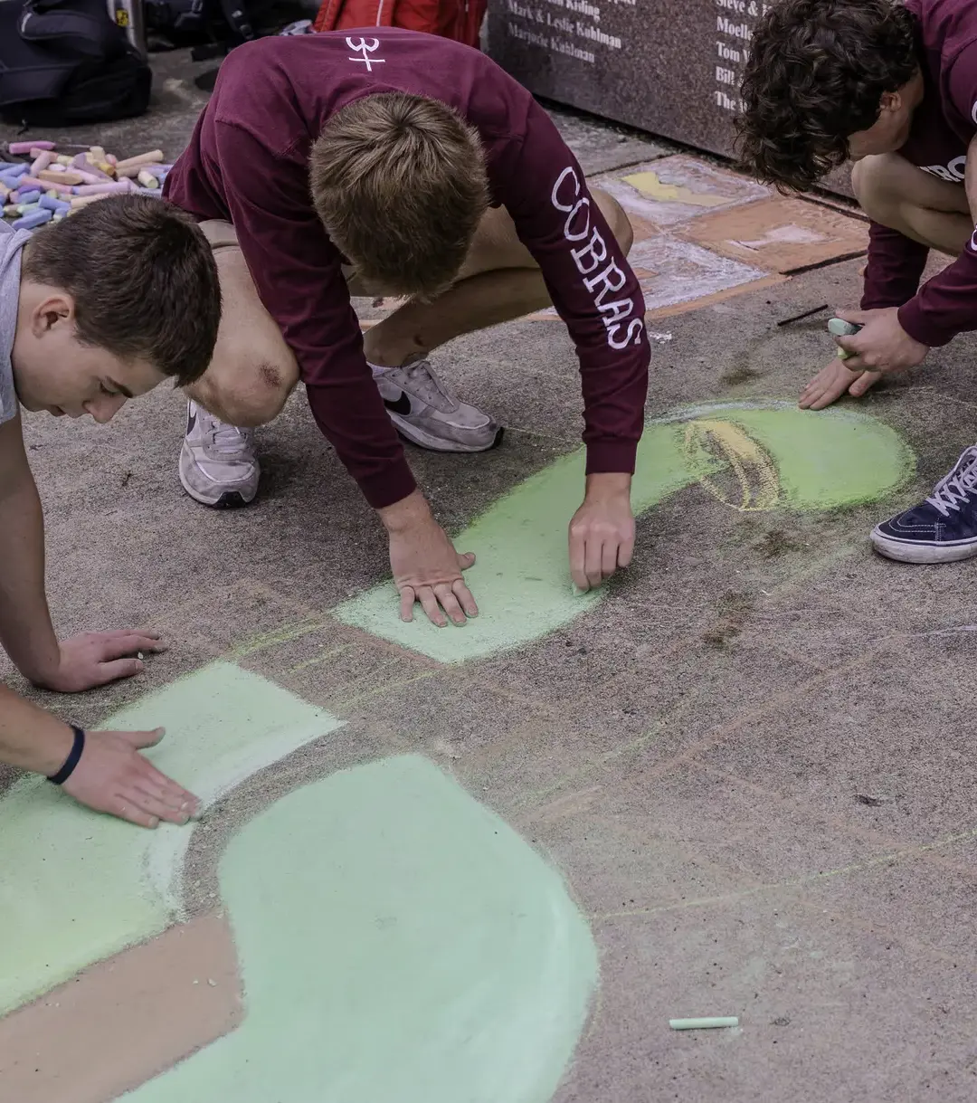 Quiroga students at Chalk competition